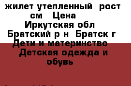 жилет утепленный  рост110см › Цена ­ 600 - Иркутская обл., Братский р-н, Братск г. Дети и материнство » Детская одежда и обувь   